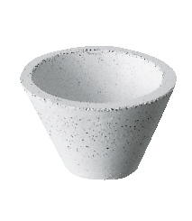 Leštící guma EVE UNIVERSAL, kalíšek, hrubá, 15 × 9 mm