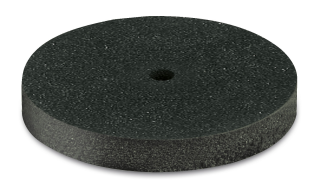 Leštící guma EVE UNIVERSAL, černý kruh, střední, 22 × 3 mm