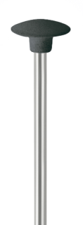 Leštící guma EVE UNIVERSAL, čočka, střední, 11 × 2,5 mm