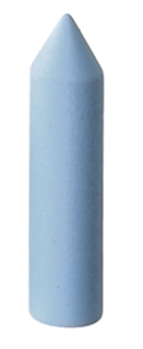 Leštící guma EVE UNIVERSAL, modrá, torpédo, jemná, 6 × 24 mm