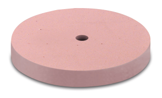 Leštící guma EVE UNIVERSAL, růžová, kruh, extra jemná, 22 × 3 mm