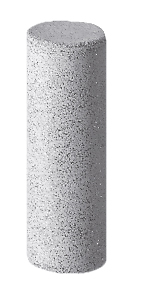 Leštící guma EVE ECOCERAM, válec, hrubá, 7 × 20 mm