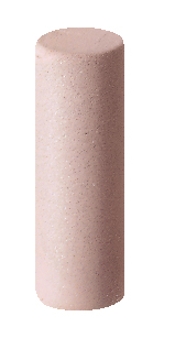 Leštící guma EVE ECOCERAM, válec, střední, 7 × 20 mm