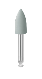 Leštící guma EVE ECOCERAM, šedý plamen, jemná, 5 × 10 mm