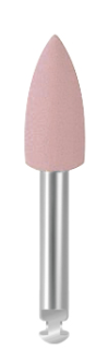 Leštící guma EVE COMPOSOFT, plamen, jemná, 5 × 10 mm