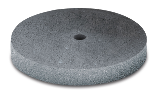 Leštící guma EVE ECOCERAM WG, šedá, kruh, střední, 22 × 3 mm