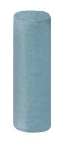 Leštící guma EVE CHROM plus, válec, jemná, 6 × 22 mm