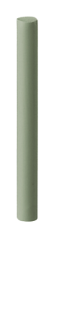 Leštící guma EVE EVEFLEX pins, tyčinka, zelená, jemná, 1 × 10 mm