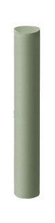 Leštící guma EVE EVEFLEX pins, tyčinka, zelená, jemná, 4 × 26 mm