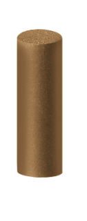 Leštící guma EVE ECOCHROM, válec, střední, 7 × 20 mm