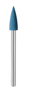 Leštící guma EVE EVEFLEX 500, špička, modrá, velmi hrubá, 4,3 × 12 mm
