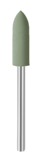 Leštící guma EVE EVEFLEX 800, torpédo, zelená, jemná, 5 × 16 mm