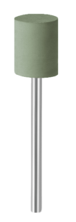 Leštící guma EVE EVEFLEX 800, válec, zelená, jemná, 10 × 12 mm
