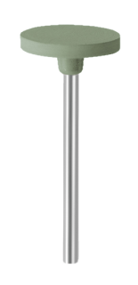Leštící guma EVE EVEFLEX 800, kruh, zelená, jemná, 14,5 × 2 mm