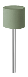 Leštící guma EVE EVEFLEX 800, válec, zelená, jemná, 14 × 12 mm