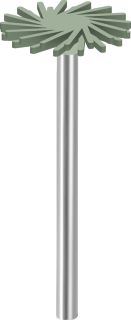 Leštící guma EVE EVEFLEX 800, TWIST, jemná, 17 × 1,6 mm