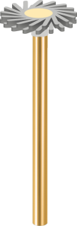 Leštící guma EVE DIATEMP, TWIST, jemná, 14 × 1,6 mm