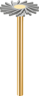 Leštící guma EVE DIATEMP, TWIST, jemná, 17 × 1,6 mm