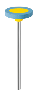 Leštící guma EVE DIAPOL®, kruh, hrubá, 14,5 × 2,5 mm