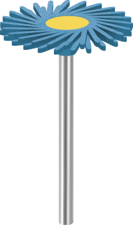 Leštící guma EVE DIAPOL®, TWIST, hrubá, 26 × 2 mm