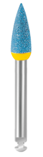 Leštící guma EVE DIAPOL®, modrá špička, hrubá, 4 × 10 mm