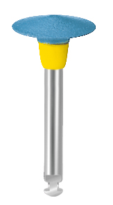 Leštící guma EVE DIAPOL®, modrá čočka, hrubá, 10 × 2,5 mm