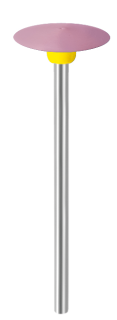 Leštící guma EVE DIAPOL®, čočka, střední, 14,5 × 2,5 mm