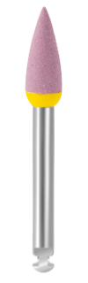 Leštící guma EVE DIAPOL®, růžová špička, střední, 4 × 10 mm
