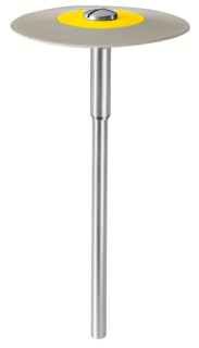Leštící guma EVE DIAPOL®, čočka, jemná, 26 × 2 mm