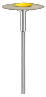Leštící guma EVE DIAPOL®, šedý disk, jemná, 20 × 1 mm
