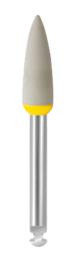 Leštící guma EVE DIAPOL®, šedá špička, jemná, 4 × 13 mm