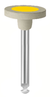 Leštící guma EVE DIAPOL®, šedý kruh, jemná, 11 × 2 mm