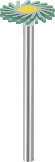 Leštící guma EVE DIACERA, TWIST, střední, 14 × 1,6 mm
