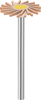 Leštící guma EVE DIACERA, TWIST, jemná, 17 × 1,6 mm