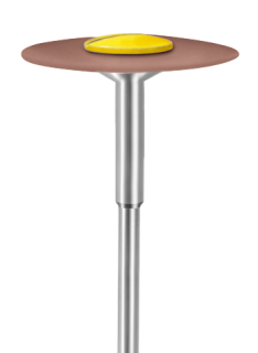 Leštící guma EVE DIAPRO, červený disk, střední, 20 × 1 mm
