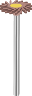 Leštící guma EVE DIAPRO, TWIST, střední, 14 × 1,6 mm