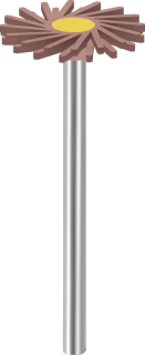 Leštící guma EVE DIAPRO, TWIST, střední, 17 × 1,6 mm