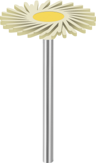 Leštící guma EVE DIAPRO, TWIST, jemná, 26 × 2 mm