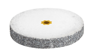 Kámen EVE COOLGRINDER, kruh, bílý, hrubý, 22 × 3 mm