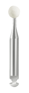 Kámen EVE CERASTONE, kulička, bílý, extra jemný, 3 × 3 mm