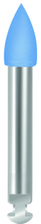 Leštící guma EVE PROPHYCLEAN®, špička, modrá, hrubá, 3 × 6,5 mm