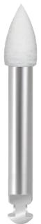 Leštící guma EVE PROPHYCLEAN®, špička, bílá, střední, 3 × 6,5 mm