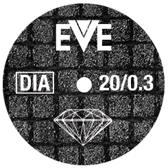 Řezací separační disk EVE FIBERCUT, disk, 20 × 0,3 mm