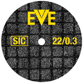 Řezací separační disk EVE FIBERCUT, disk, 22 × 0,3 mm