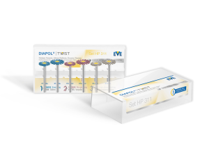 Set gum EVE DIAPOL®, TWIST, hrubá, jemná, střední (6ks)