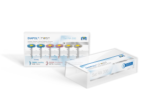 Set EVE DIAPOL®, TWIST, hrubá (2x), jemná (2x), střední (2x)