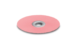 Leštící kotouček EVE FLEXI-D, růžový disk, střední, 14 × 0,17 mm