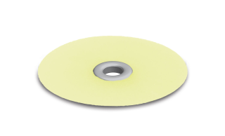 Leštící kotouček EVE FLEXI-D, žlutý disk, jemný, 17 × 0,14 mm