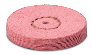 Leštící kotouček EVE SOFTWHEELS, růžový kruh, jemný, 22 × 3 mm