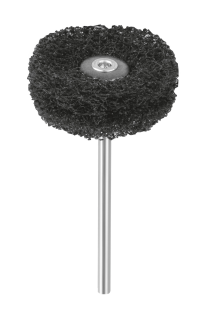 Houbovitý kartáček EVE FIBERWHEELS, černý disk, střední, 25 × 11 mm